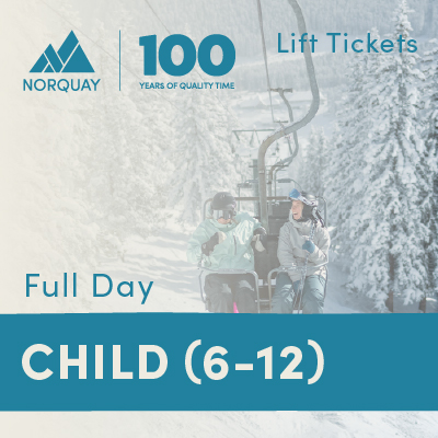 Child (6-12) FULL DAY Lift Ticket