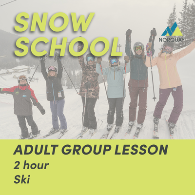 2 Hour Adult Group Ski Lesson