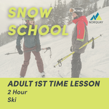 2 Hour Adult First Time Ski Lesson