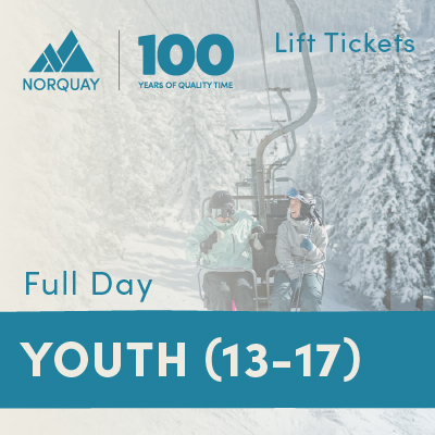 Youth (13-17) FULL DAY Lift Ticket