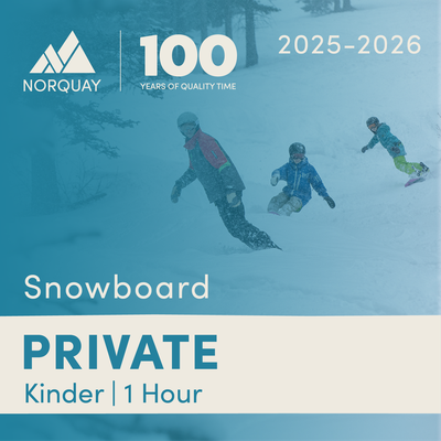 Kinder Snowboard (Ages 3-5) - Private 1hr