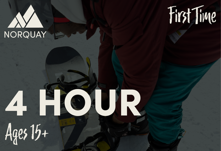 Adult Snowboard - First Time 4hr