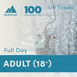 Adult (18+) FULL DAY Lift Ticket