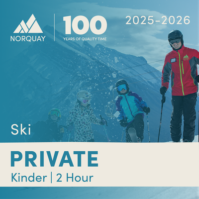Kinder Ski (Ages 3-5) - Private 2hr