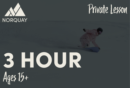 Adult Snowboard - Private 3hr