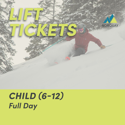 Child (6-12) FULL DAY Lift Ticket