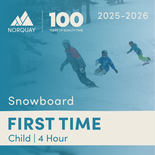 Child Snowboard (Ages 6-14) - First Time 4hr