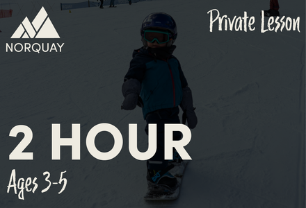 Kinder Snowboard (Ages 3-5) - Private 2hr