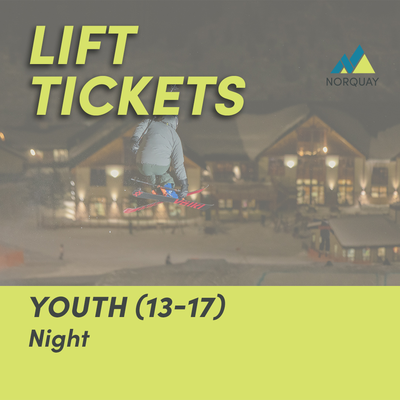 Youth (13-17) NIGHT lift ticket