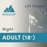 Adult (18+) NIGHT lift ticket