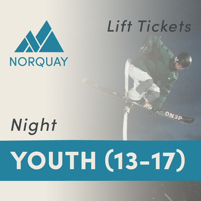 Youth (13-17) NIGHT lift ticket