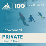 Child Snowboard - Private 1hr