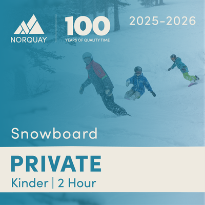 Kinder Snowboard (Ages 3-5) - Private 2hr