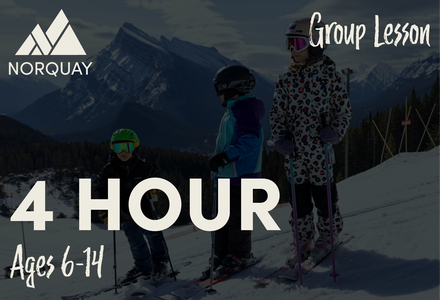 Child Ski (Ages 6-14) - Group 4hr