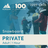 Adult Snowboard - Private 1hr