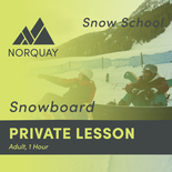 Adult Snowboard - Private 1hr