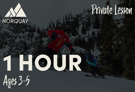Kinder Ski (Ages 3-5) - Private 1hr