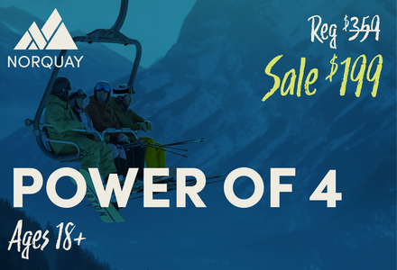 Power of 4 Midweek Pass