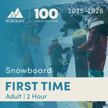 Adult Snowboard - First Time 2hr