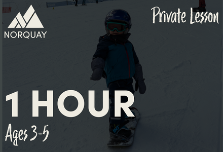 Kinder Snowboard (Ages 3-5) - Private 1hr