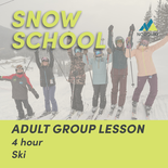 4 Hour Adult Group Ski Lesson