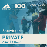 Adult Snowboard - Private 4hr