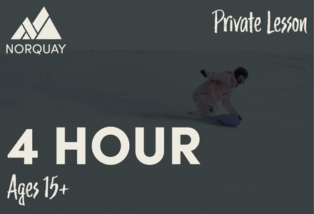 Adult Snowboard - Private 4hr